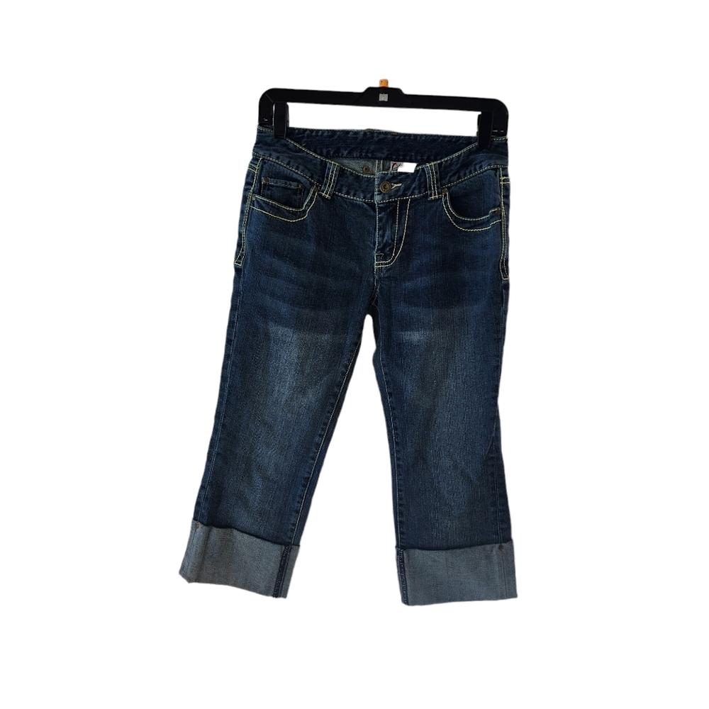 G Unit Blue Jean Crop Capris